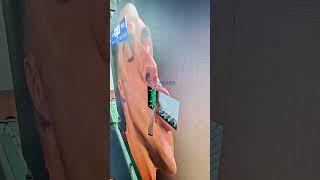 What happened to Ronaldo's nose? #ronaldo  #leddisplay