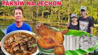 Luto ni Nanay Paksiw na Lechon Saha ng Saging sahog...Pagpapatubig sa Tubigan ng Itay