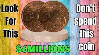 Most valuable 5 Euro Cent Coin Worth Millions! Exploring it's Surprising Value.