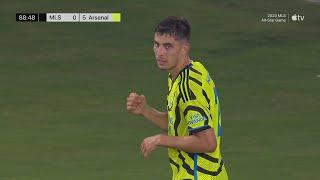 Kai Havertz vs MLS All-Stars | 23/24 | First Goal for Arsenal