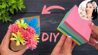 DIY Sticky Note Flowers  Beautiful Paper Flower Crafts for Beginners