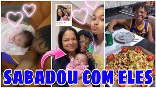 aline vida de mãe/ SABADOU COM ELES  DIA DE PIZZA EU E ELE ....  conta mais!