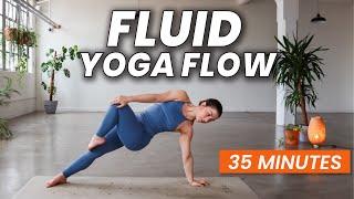 Fluid Yoga Flow a Continuous Movement From Pose to Pose