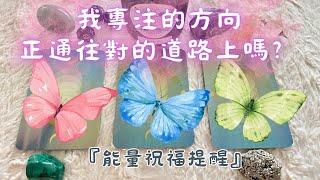 塔羅占我專注的方向正通往對的道路上嗎？『能量祝福提醒』''cc字幕''