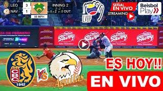 Leones del Caracas vs. Aguilas del Zulia en vivo, donde ver, a que hora juega Leones vs Aguilas LVBP