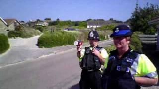 Scilly Police tests new Speed Gun - from radio scilly www.radioscilly.com