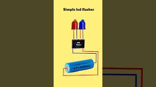 Simple led flasher diagram #ledflasher