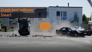 Crash test rollover Smart