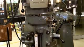 Operation of Bridgeport Milling Machine 01