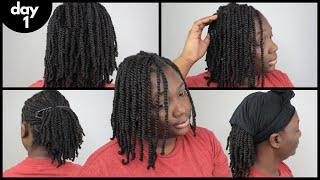 My length retention journey with mini twists DAY 1 ( Episode 1)