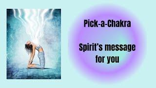 ️Pick-a-Chakra: Spirit's message to you: Pick-a-Card Tarot Reading