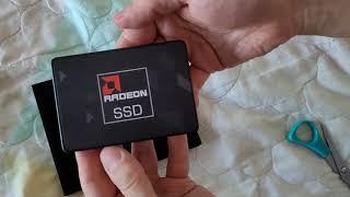 Розпакування AMD Radeon R5 120GB 2.5" SATA III TLC з Rozetka