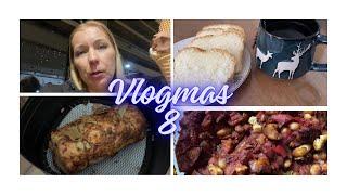 VLOGMAS 8  SCHAB Z AIR FRYER NA ŚWIĘTA / PUSZYSTE CIASTO PISTACJOWE / FASOLKA PO BRETOŃSKU AIR FRYER