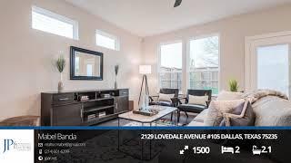 2129 Lovedale Avenue #105 Dallas, Texas 75235 | JP & Associates Realtors | Homes for Sale