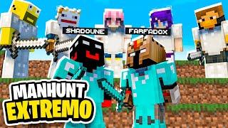 2 Pros vs 6 Cazadores | MANHUNT con FARFADOX