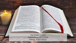 Das Reden Gottes - Gottesdienst 29.12.2024