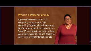 PERSONAL BRANDING WEBINAR WITH FORTUNE WOBIDI