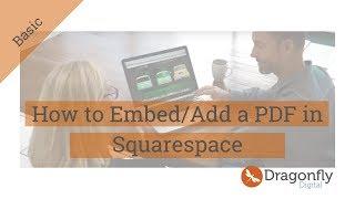 How to Embed a PDF to Your  Squarespace Website