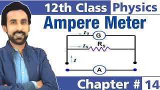 Ammeter - Conversion of Galvanometer into Ammeter | Physics 12th -Chapter 14 | The Base Academy