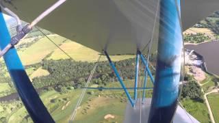 1929 Travelair Biplane Flight , July 1 2014