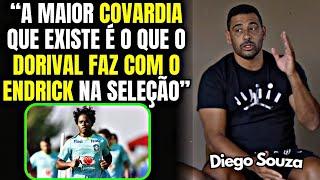 "O MLK JÁ ESTÁ SE SENTIDO MAL" DIEGO SOUZA LARGOU O AÇO NO DORIVAL JR, TÉCNICO DA SELEÇÃO BRASILEIRA