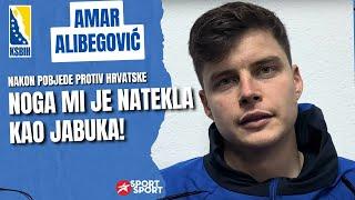 AMAR ALIBEGOVIĆ ZA SPORTSPORT.BA NAKON HRVATSKE: "NOGA MI JE NATEKLA KAO JABUKA"