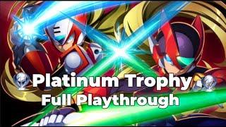 GOT MY 500TH PLATINUM  TROPHY!  Mega Man Zero/ZX Legacy Collection: 100% Full Playthrough