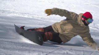 카빙의 교과서!! 급사 8분 슬로우! Freestyle Snowboard Advanced Carving