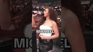 Samantha Irvin announcing texas own Michael Cole  #samanthairvin #michaelcole #wwe #wweraw