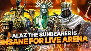 ALAZ THE SUNBRARER IS INSANE FOR LIVE ARENA | Raid: Shadow Legends |