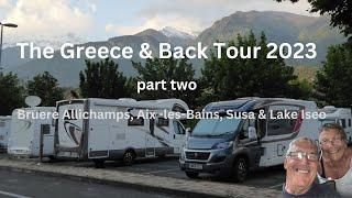 Motorhome tour - Greece and back may/June 23