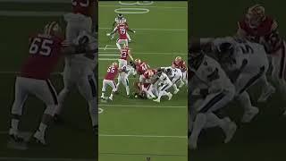 Christian McCaffrey EXPLODES for a big 49ers gain over the left side