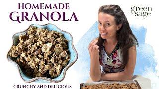 Whole Food Plant Based Granola - The Best Recipe! Oil Free, Gluten-Free