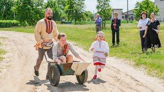 Семья Капуза из аг. Сигневичи, победившая в районном этапе конкурса «Властелин села»