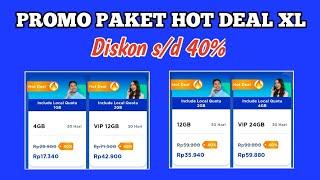 PROMO INTERNET XL PAKET HOT DEAL TERMURAH 2024 #hotdealxl #xtracombovipxl #xtraregulerxl