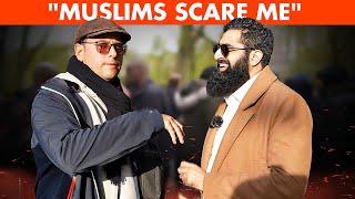 European Confronts Muslim About Takeover | Smile2jannah | Speakers Corner | 4K