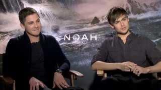 "Noah" interview with Logan Lerman and Douglas Booth (MovieZine.se)