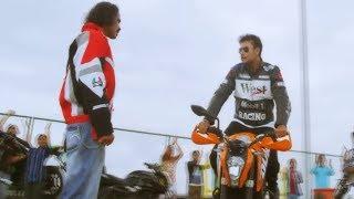 Darshan Super Bike Racing and Stunt Scene | Best Scene of Challenging Star Darshan | Bul Bul Movie