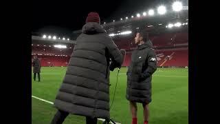 Thiago Alcantara and Virgil Van Dijk Funny Height Joke 