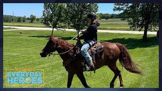 Natalie's Everyday Heroes: Adaptive saddle is 'real cowboy stuff'