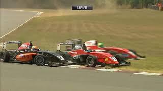 MRF Formula 2000 Series 2020. Race 5 Madras Motor Race Track. Start | Crash