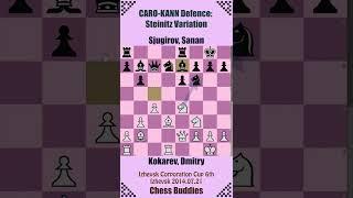 PAWN STRUCTURE: The Caro Formation (B17)  Kokarev, Dmitry vs Sjugirov, Sanan || Izhevsk 2014.07.21