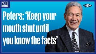 Winston Peters hits out at critics and defends the ‘Make New Zealand First Again’ slogan
