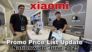 Xiaomi Promo Price List Update June 2025 | Redmi Note 14 Series | Xiaomi 14T Series | Xiaomi Pad 7