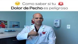 ¿Cómo puedes saber si tu DOLOR DE PECHO es peligroso?