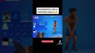 ishowspeed gets excited abt Fortnite  skin 