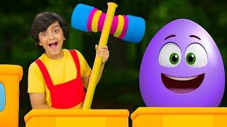 Surprise Eggs Vegetable Nursery Rhyme for Kids | BabyBillion