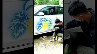 @Latentknowcolour painting on car,s door