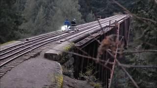 Rail Speeder ride on historic west coast railroad