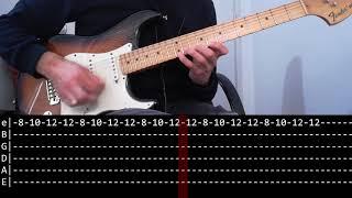 Deep Purple - Highway Star solo (Guitar lesson with TAB)